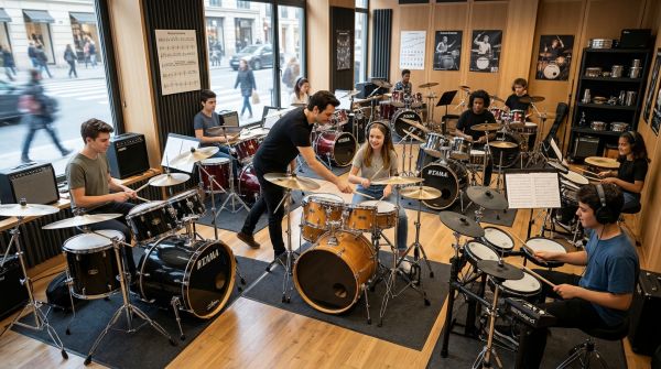 Découvrez les meilleures écoles de batterie à Strasbourg